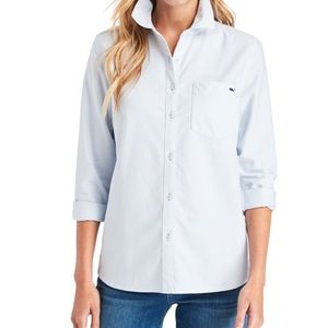 Vineyard Vines Chilmark Blue Oxford Top